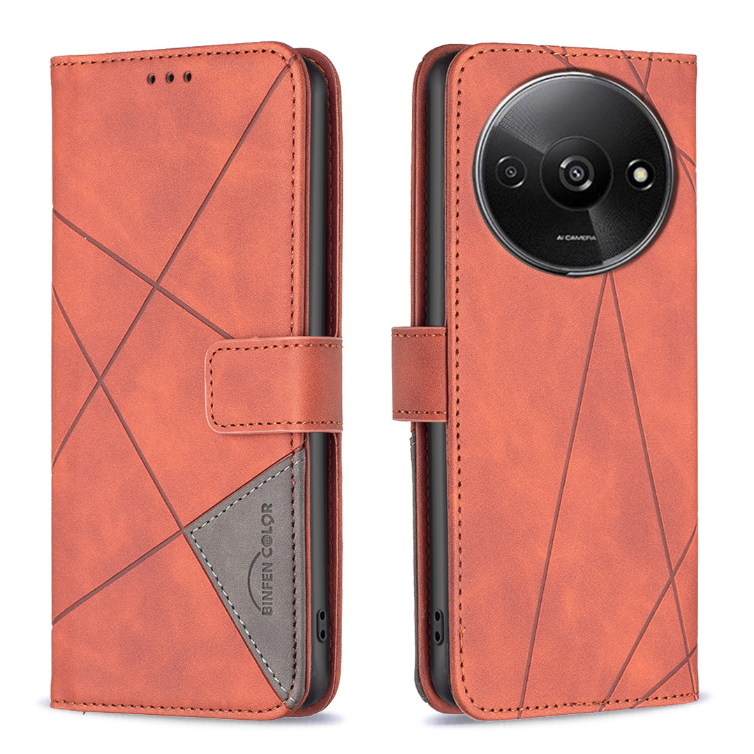 BINFEN COLOR BF05 For Xiaomi Redmi A3 / Poco C61 4G Case PU Leather Phone Cover with Wallet Card Holder BINFEN COLOR BF05 For Xiaomi Redmi A3 / Poco C61 4G Case PU Leather Phone Cover with Wallet Card Holder